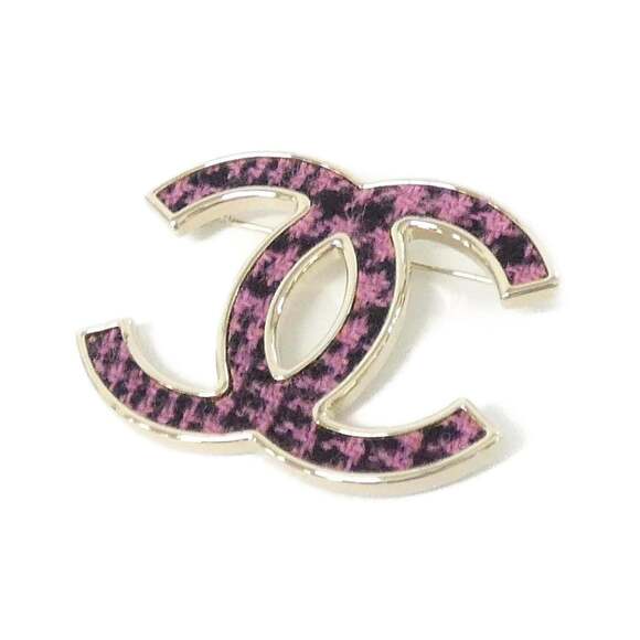 CHANEL Black Brooch